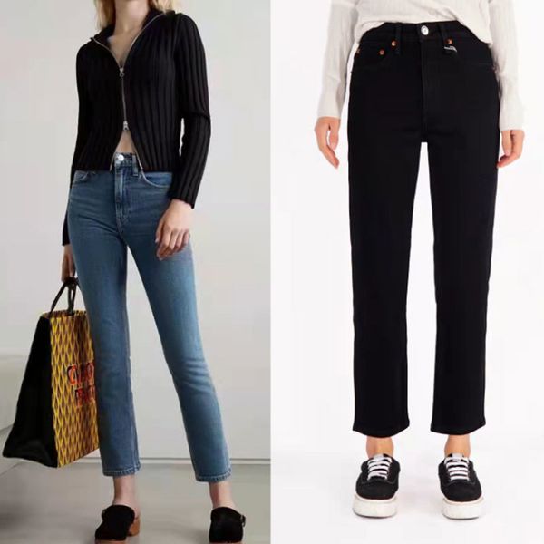 women's jean high waist slim fit stretch denim pants fashion straight jeans 230306, Blue
women's jean high waist slim fit stretch denim pants fashion straight jeans 230306, Blue