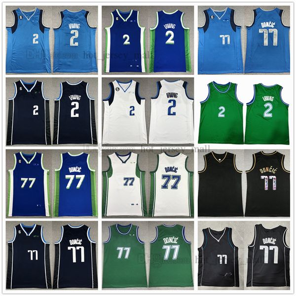 custom youth kids women 2023 basketball 77 luka jersey 2 kyrie doncic irving with 6 patch white blue green stitched jerseys, Black;red
custom youth kids women 2023 basketball 77 luka jersey 2 kyrie doncic irving with 6 patch white blue green stitched jerseys, Black;red
