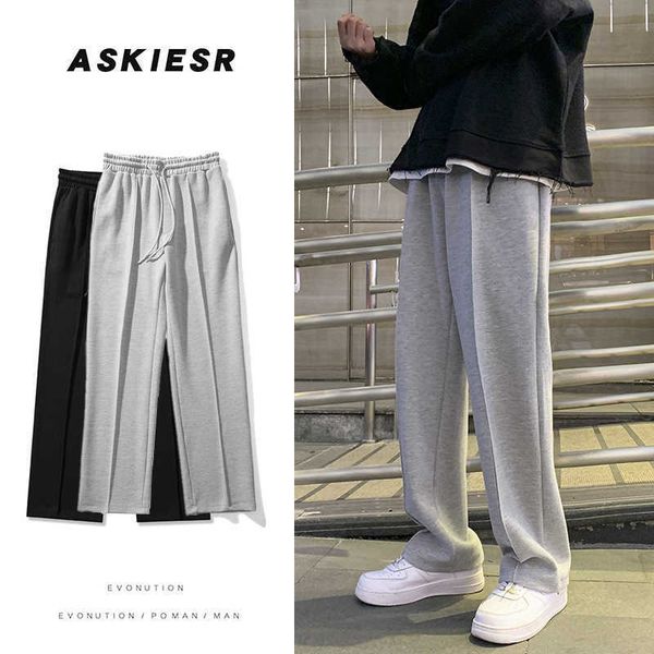men's pants black gray color straight harem pants korean man loose anklelength winter streetwear woman spring casual pants z0306
men's pants black gray color straight harem pants korean man loose anklelength winter streetwear woman spring casual pants z0306
