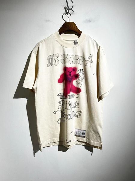 mitsuhara kangyu t-shirt men women 1:1small bear print graffiti letter mitsuhara kangyu short sleeved shirt, White;black
mitsuhara kangyu t-shirt men women 1:1small bear print graffiti letter mitsuhara kangyu short sleeved shirt, White;black