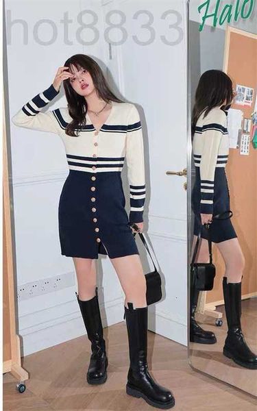 party dresses designer autumn winter women's new retro stripe knitted spring valentine's day birthday gift thsx, White;black
party dresses designer autumn winter women's new retro stripe knitted spring valentine's day birthday gift thsx, White;black