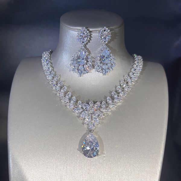 valuable lab diamond jewelry set 925 sterling silver wedding necklace earrings for women bridal engagement jewelry gift
valuable lab diamond jewelry set 925 sterling silver wedding necklace earrings for women bridal engagement jewelry gift