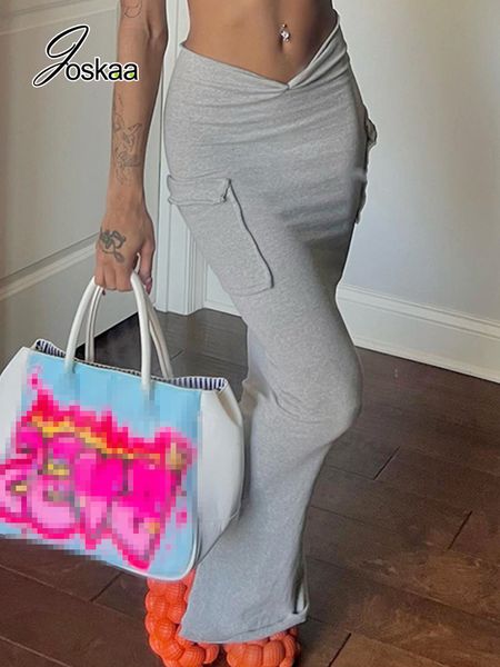 skirts joskaa gray high waist pocket pleated maxi skirt women clothes summer casual irregular bodycon long streetwear 230307, Black
skirts joskaa gray high waist pocket pleated maxi skirt women clothes summer casual irregular bodycon long streetwear 230307, Black