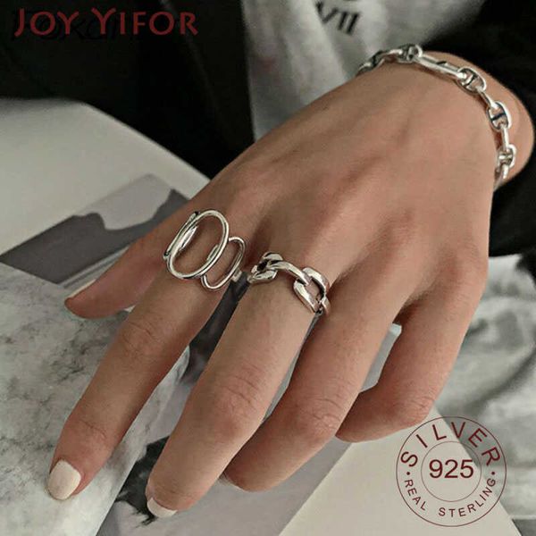 band rings 925 sterling silver opening rings for women couples fashion simple hollow chain geometric punk hiphop party jewelry gift aa230306
band rings 925 sterling silver opening rings for women couples fashion simple hollow chain geometric punk hiphop party jewelry gift aa230306