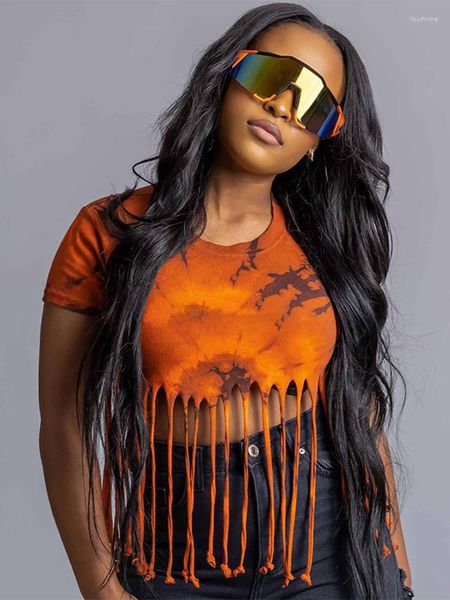 women's t shirts women fashion short sleeve tassels streetwear shirt tees 2023 summer clothes wholesale items for business, White
women's t shirts women fashion short sleeve tassels streetwear shirt tees 2023 summer clothes wholesale items for business, White