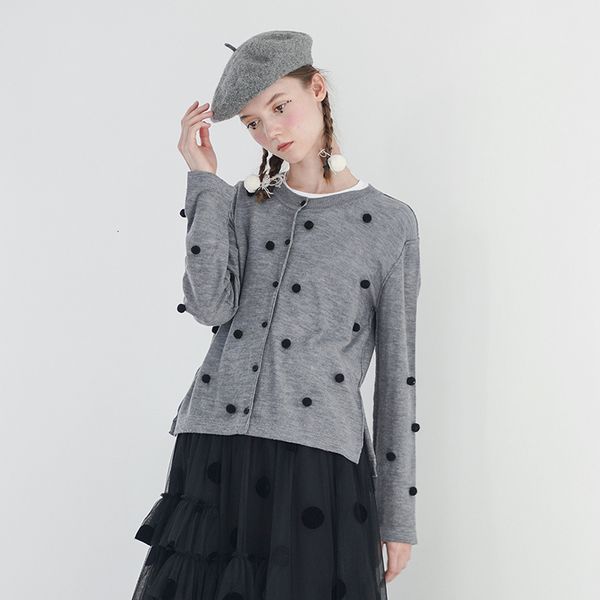 women's hoodies sweatshirts imakokoni original casual allmatch pure color wool ball knit hoodless sweater was thin and cardigan shirt f, Black
women's hoodies sweatshirts imakokoni original casual allmatch pure color wool ball knit hoodless sweater was thin and cardigan shirt f, Black