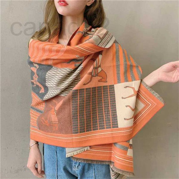 designer luxury thickened warm scarf designer cashmere enhanced dual-use national style scarfs horse pattern women's long variable wint, Blue;gray
designer luxury thickened warm scarf designer cashmere enhanced dual-use national style scarfs horse pattern women's long variable wint, Blue;gray