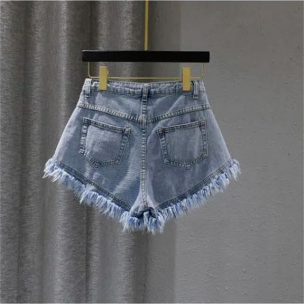 women's shorts summer woman denim high waist ripped jeans female drop short pants breechcloth scanties burrs 5xl 230308, White;black
women's shorts summer woman denim high waist ripped jeans female drop short pants breechcloth scanties burrs 5xl 230308, White;black