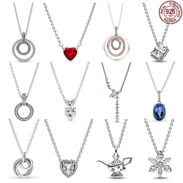 925 silver fit pandora necklace pendant heart women fashion jewelry red heart blue oval shiny square
925 silver fit pandora necklace pendant heart women fashion jewelry red heart blue oval shiny square