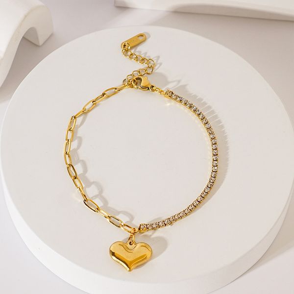 Love bracelet female titanium steel i18k gold-plated diamond chain splicing bracelet small fragrant hand jewelry wholesale
Love bracelet female titanium steel i18k gold-plated diamond chain splicing bracelet small fragrant hand jewelry wholesale