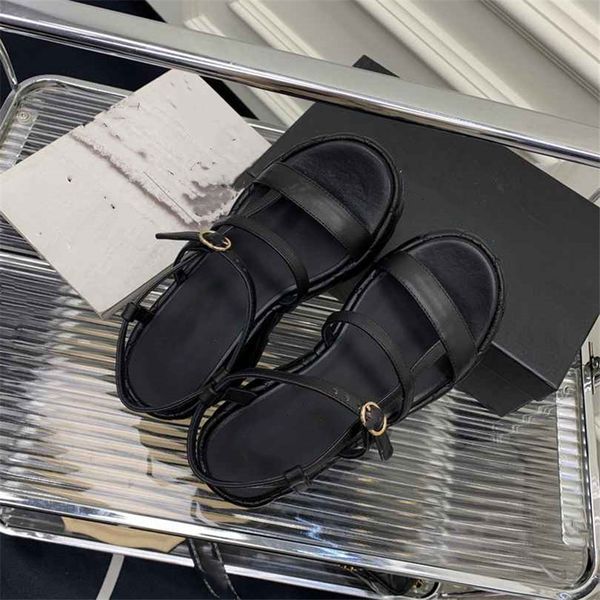 fashion women's sandals 2023 channel luxury brand summer popular leather high heel sandals leisure holiday flats 06-01, Black
fashion women's sandals 2023 channel luxury brand summer popular leather high heel sandals leisure holiday flats 06-01, Black