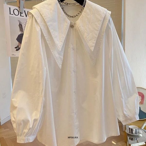 women's blouses shirts large size 6xl 150kg white shirt peter pan collar large women women long sleeve autumn shirt big women 230308
women's blouses shirts large size 6xl 150kg white shirt peter pan collar large women women long sleeve autumn shirt big women 230308