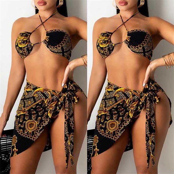 2023 new bikini knitted hollow lace-up split swimsuit three-piece suit with draped, White;black
2023 new bikini knitted hollow lace-up split swimsuit three-piece suit with draped, White;black