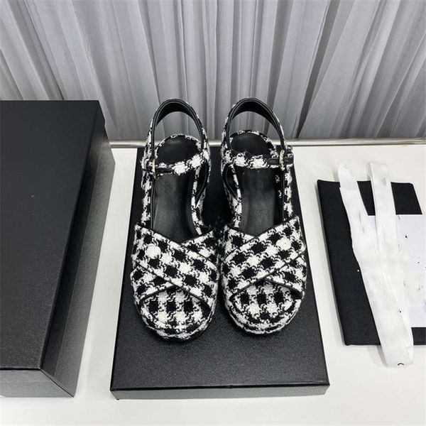 fashion women's sandals 2023 channel luxury brand summer popular leather high heel sandals leisure holiday flats 07-018, Black
fashion women's sandals 2023 channel luxury brand summer popular leather high heel sandals leisure holiday flats 07-018, Black