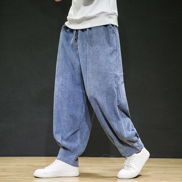 men's pants casual allmatch drawstring sweatpants antiwrinkle corduroy loose trousers japanese street retro plus size harem 230307, Black
men's pants casual allmatch drawstring sweatpants antiwrinkle corduroy loose trousers japanese street retro plus size harem 230307, Black