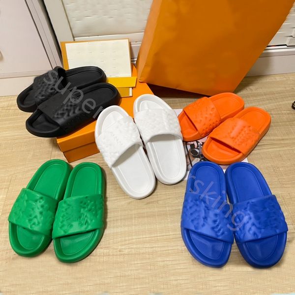 casual shoes men women slippers designer sandals waterfront embossed mule rubber slide beach white orange black green olive summer slides s
casual shoes men women slippers designer sandals waterfront embossed mule rubber slide beach white orange black green olive summer slides s