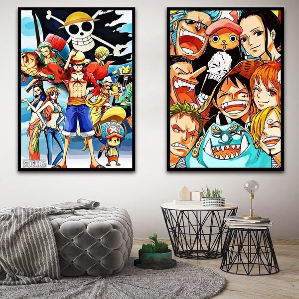 anime one piece luffy zorro pirate group figure canvas painting home wall art painting children's room decoration
anime one piece luffy zorro pirate group figure canvas painting home wall art painting children's room decoration