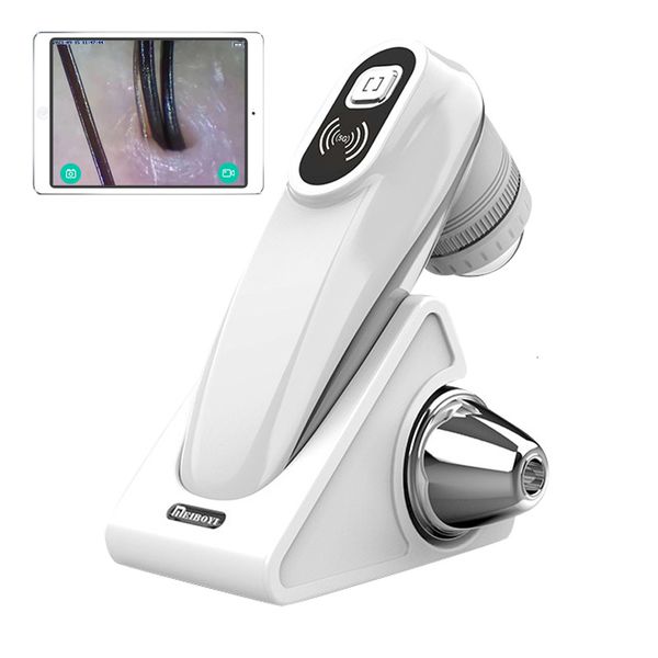 face care devices wifi hd 5g scalpskin hair follicle detector professional 50x200x skin analyzer rechargeable uv testing analysis magnifier