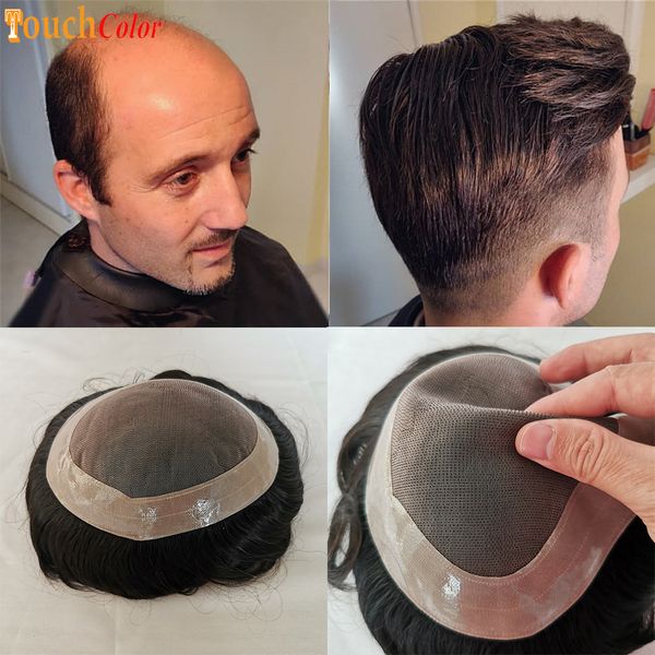 men's children's wigs men toupee durable 130% density man wig natural hair mono base indian real human hair wig toupee replacement, Black
men's children's wigs men toupee durable 130% density man wig natural hair mono base indian real human hair wig toupee replacement, Black