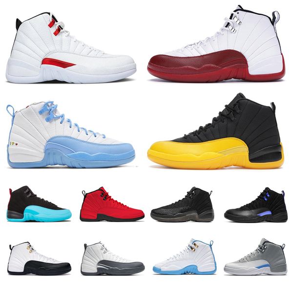 12s men basketball shoes jumpman 12 cherry game royal reverse flu game university gold utility mens trainers outdoor sports sneakers
12s men basketball shoes jumpman 12 cherry game royal reverse flu game university gold utility mens trainers outdoor sports sneakers