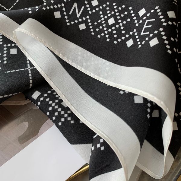 european brand silk square scarf simple black white hair band women designer scarves popular design fashion matching natural silk spring gif, Blue;gray
european brand silk square scarf simple black white hair band women designer scarves popular design fashion matching natural silk spring gif, Blue;gray