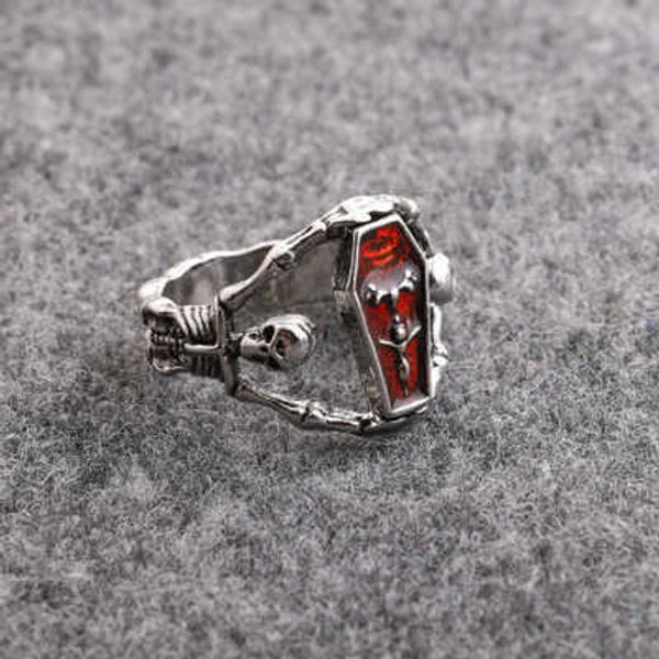 2021 vintage punk skull hip hop engagement fashion red zircon ring goth emo for punk women men fancy dress jewelry gifts party, Silver
2021 vintage punk skull hip hop engagement fashion red zircon ring goth emo for punk women men fancy dress jewelry gifts party, Silver