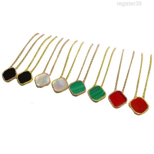 classic necklace fashion elegant clover necklaces woman jewelry pendant highly quality 18 color box cost, Silver
classic necklace fashion elegant clover necklaces woman jewelry pendant highly quality 18 color box cost, Silver