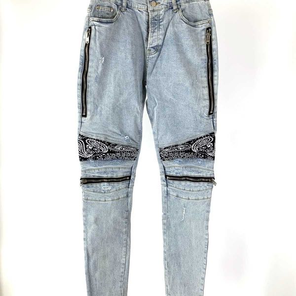 jeans men pants ammir zipper black fashion designer brand niche ins celebrity casual leisure rc0g, Blue
jeans men pants ammir zipper black fashion designer brand niche ins celebrity casual leisure rc0g, Blue