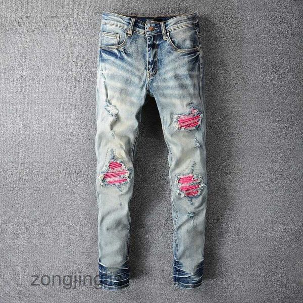 high 2023 amirs brand jeans hop mens jeans fashion designer jean hip new us leisure street worn-out washed speckled painted slim fit jeans, Blue
high 2023 amirs brand jeans hop mens jeans fashion designer jean hip new us leisure street worn-out washed speckled painted slim fit jeans, Blue