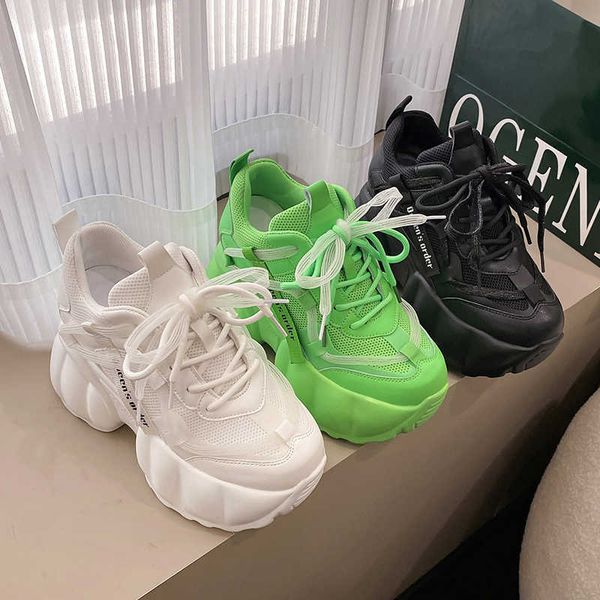 dress shoes 2023 new women wedge casual chunky shoes high platform shoes 9cm brand spring breathable mesh sneakers thick bottom sport shoes, Black
dress shoes 2023 new women wedge casual chunky shoes high platform shoes 9cm brand spring breathable mesh sneakers thick bottom sport shoes, Black