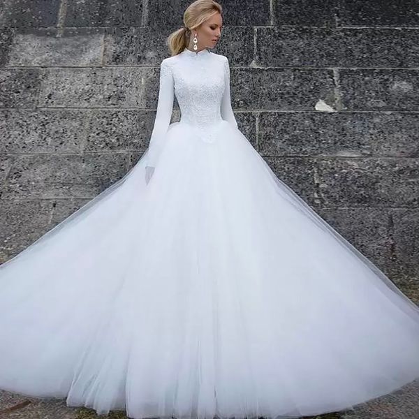 wed dresses wed new wedding dresses bridal gowns a line high neck long sleeve applique zipper lace up plus size custom tulle sweep train, White
wed dresses wed new wedding dresses bridal gowns a line high neck long sleeve applique zipper lace up plus size custom tulle sweep train, White