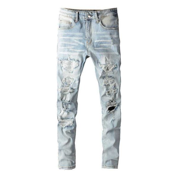 desinger brand tshirts mairi trend street denim casual pants slightly elastic cotton youth blue perforated skinny jeans
desinger brand tshirts mairi trend street denim casual pants slightly elastic cotton youth blue perforated skinny jeans