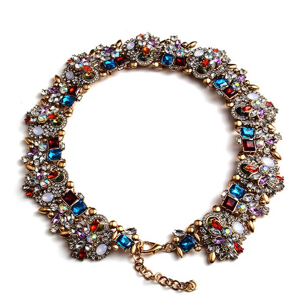 pendant necklaces arrival vintage luxury colorful crystal necklace glass choker jewelry accessories for women 230307, Silver
pendant necklaces arrival vintage luxury colorful crystal necklace glass choker jewelry accessories for women 230307, Silver
