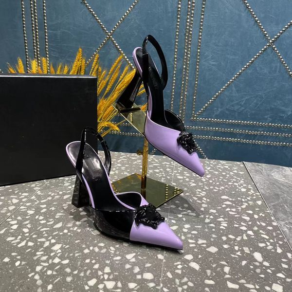 slippers 2023 summer new metal human head decoration solid color high-heeled women's shoes pointy casual slip-on shoes with european an, Black
slippers 2023 summer new metal human head decoration solid color high-heeled women's shoes pointy casual slip-on shoes with european an, Black