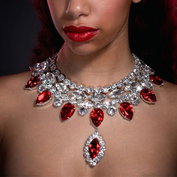 pendant necklaces fashion multi row water drop choker collar jewelry for girl luxury crystal clavicle chain 230307, Silver
pendant necklaces fashion multi row water drop choker collar jewelry for girl luxury crystal clavicle chain 230307, Silver