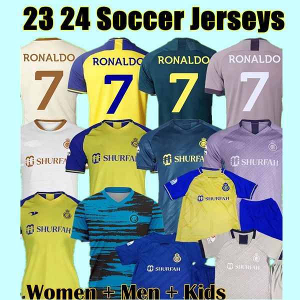 22 23 al nassr fc soccer jerseys ronaldo women men kids kit uniform home yellow cr7 boys football shiirt t al-nassr away third fourth martin, Black;yellow
22 23 al nassr fc soccer jerseys ronaldo women men kids kit uniform home yellow cr7 boys football shiirt t al-nassr away third fourth martin, Black;yellow