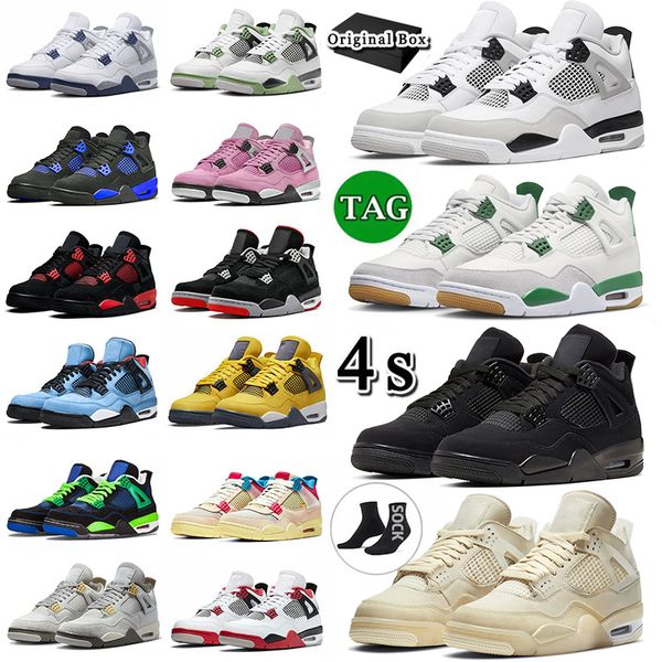 with box jorde 4s jordens 4 basketball shoes men women jumpman jordas 4 black cat 4s pine green jordans4 military black off whites jordanian
with box jorde 4s jordens 4 basketball shoes men women jumpman jordas 4 black cat 4s pine green jordans4 military black off whites jordanian