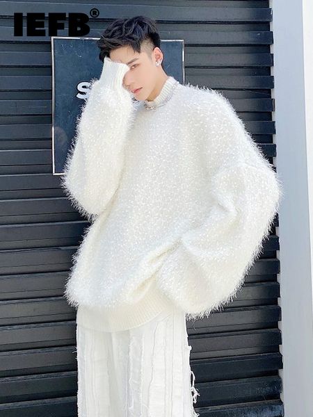 men s polos iefb autumn trend casual thickened high neck men pullover 2023 korean fashion solid color long sleeve male sweater 230308, White;black
men s polos iefb autumn trend casual thickened high neck men pullover 2023 korean fashion solid color long sleeve male sweater 230308, White;black