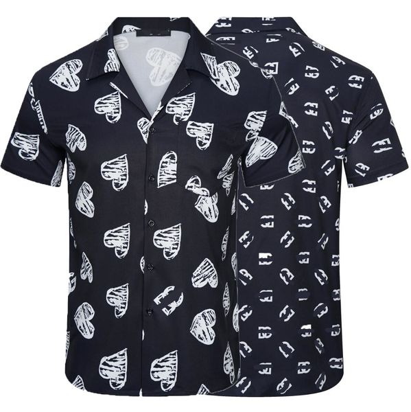 new men's casual shirts print short sleeve cotton europe and the united states popular classic brand logo casual fashion high-grade cl, White;black
new men's casual shirts print short sleeve cotton europe and the united states popular classic brand logo casual fashion high-grade cl, White;black