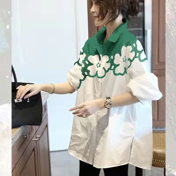 women's blouses shirts superaen turn down collar printing shirt women's loose oversized casual spring 230308, White
women's blouses shirts superaen turn down collar printing shirt women's loose oversized casual spring 230308, White