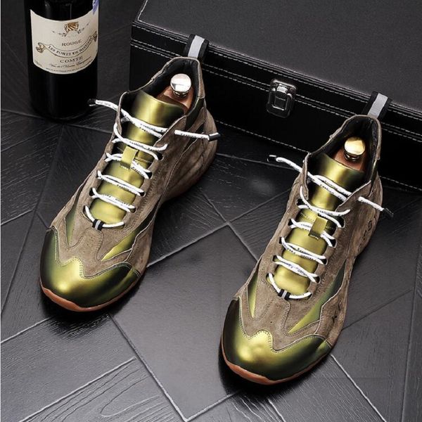 new fashion tide men's shoes thick sole shoes frosted personality youth short leather boots d2a39, Black
new fashion tide men's shoes thick sole shoes frosted personality youth short leather boots d2a39, Black