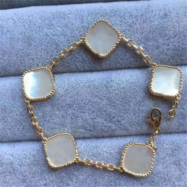 solid silver charm love bracelet designer classic lucky clover onyx slim chain 18k gold filled ladies &girls valentine's day mother, Golden;silver
solid silver charm love bracelet designer classic lucky clover onyx slim chain 18k gold filled ladies &girls valentine's day mother, Golden;silver