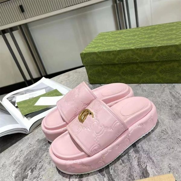 designer luxury brand leather platform slippers sandals quilted thick bottom women slippers fashion summer shoes slider beach slipper, Black
designer luxury brand leather platform slippers sandals quilted thick bottom women slippers fashion summer shoes slider beach slipper, Black