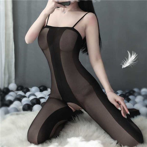 silk stockings lace funny underwear large size vertical stripe one-piece products, Black;white
silk stockings lace funny underwear large size vertical stripe one-piece products, Black;white