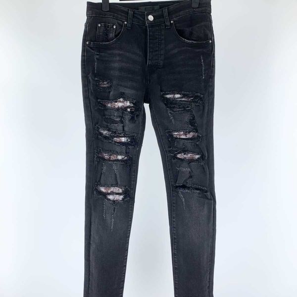 jeans men pants ammir fashion slim fit elastic collar black designer brand niche ins celebrity casual leisure 7oz2, Blue
jeans men pants ammir fashion slim fit elastic collar black designer brand niche ins celebrity casual leisure 7oz2, Blue