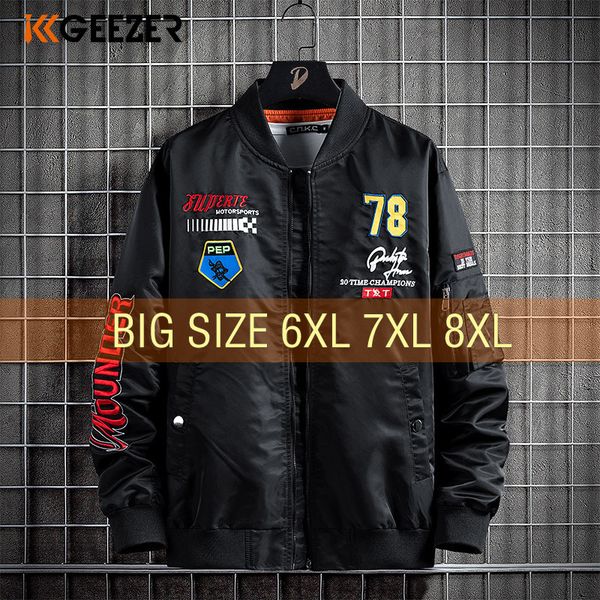 men s jackets men jacket bomber air force plus size 6xl 7xl 8xl oversize black street baseball coats loose male outdoor thin windbreaker 230, Black;brown
men s jackets men jacket bomber air force plus size 6xl 7xl 8xl oversize black street baseball coats loose male outdoor thin windbreaker 230, Black;brown