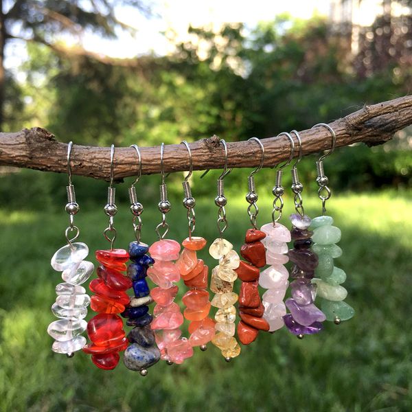 boho women's irregular mini natural chip stone charms earrings for women girl wedding fashion jewelry, Golden
boho women's irregular mini natural chip stone charms earrings for women girl wedding fashion jewelry, Golden