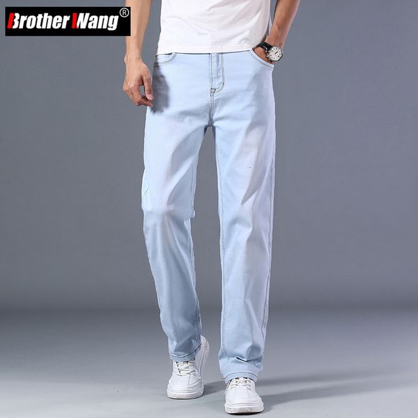 men's jeans plus size 40 42 44 men's light blue jeans spring and summer loose straight advanced stretch thin denim pants male bran
men's jeans plus size 40 42 44 men's light blue jeans spring and summer loose straight advanced stretch thin denim pants male bran