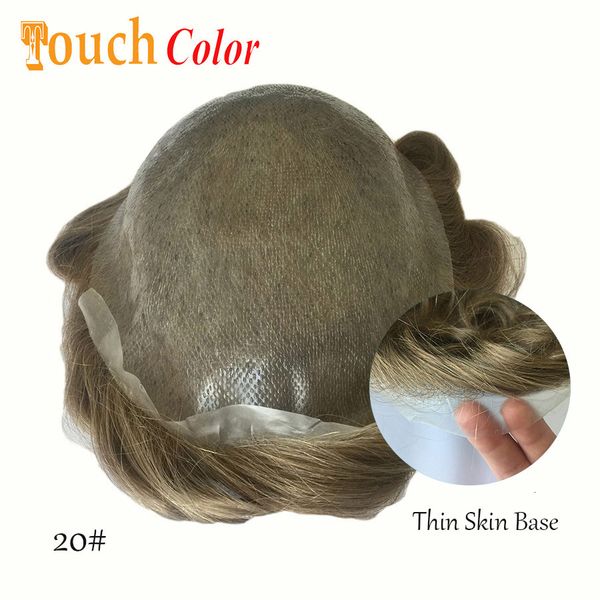 men's children's wigs male wig natural hair prosthesis 0.03-0.04mm men toupee human hair 100% density men wig replacement systems, Black
men's children's wigs male wig natural hair prosthesis 0.03-0.04mm men toupee human hair 100% density men wig replacement systems, Black