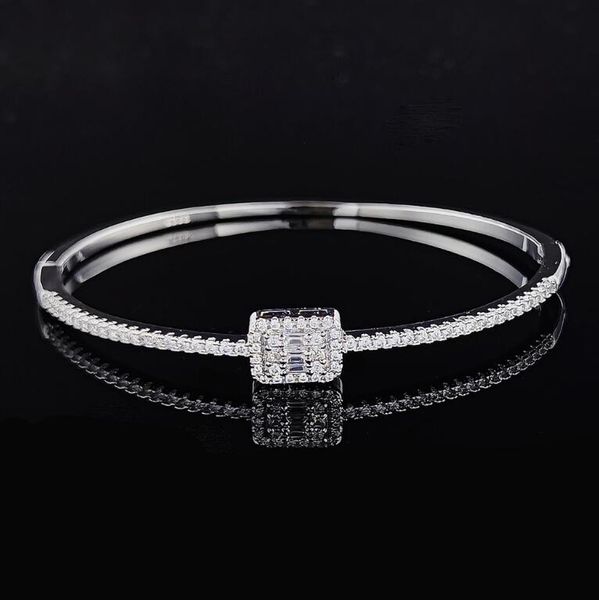 ins sell square bangle luxury jewelry 925 sterling silver princess cut white z cz diamond gemstones party women wedding bracelet for lover g, Black
ins sell square bangle luxury jewelry 925 sterling silver princess cut white z cz diamond gemstones party women wedding bracelet for lover g, Black
